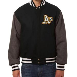 Oakland Athletics Letterman Wool Jacket