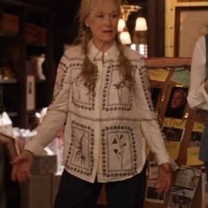 Only Murders in the Building S05 Meryl Streep Printed Blouse