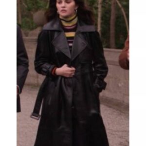 Only Murders in the Building Selena Gomez Leather Trench Coat