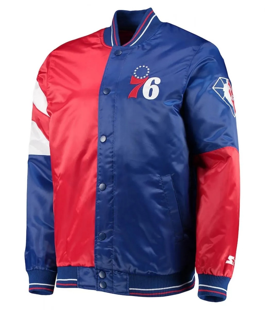 Philadelphia 76ers 75th Anniversary Leader Full-Snap Jacket
