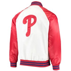 Philadelphia Phillies Clean-Up Hitter Satin Jacket
