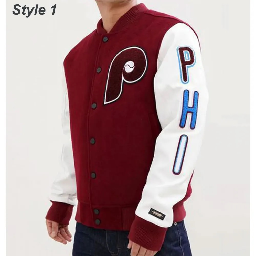 Philadelphia Phillies Letterman Varsity Jacket