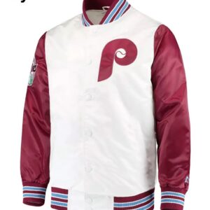 Philadelphia Phillies Bomber Satin Jacket