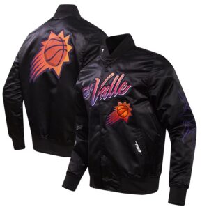 Phoenix Suns 2024 City Edition Satin Full-Snap Jacket