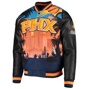 Phoenix Suns Team Remix Varsity Full-Zip Jacket