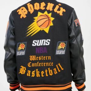 Phoenix Suns Old English Logo Varsity Jacket