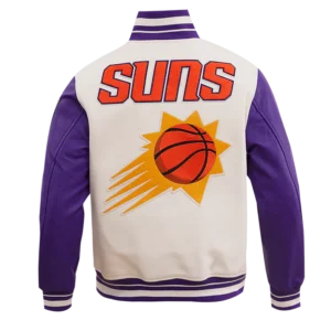 Phoenix Suns Retro Classic Rib Wool Varsity Jacket