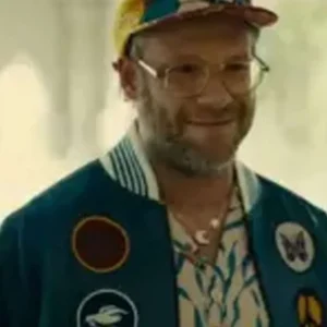 Seth Rogen Platonic S02 Blue Bomber Jacket