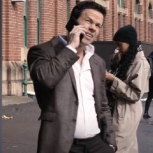 Play Dirty 2025 Mark Wahlberg Brown Blazer