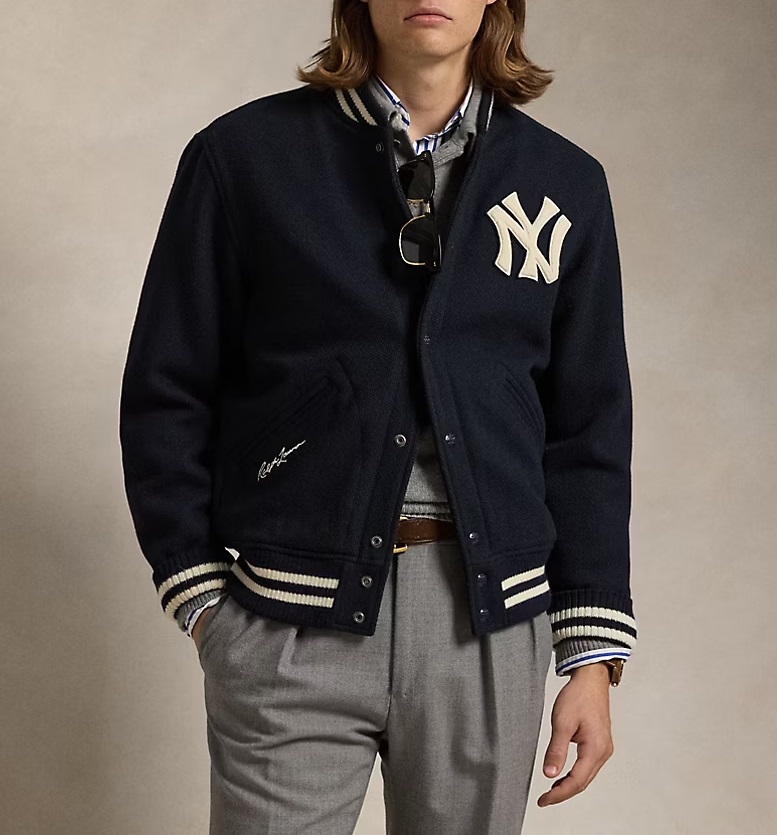 Polo Ralph Lauren Yankees Navy Varsity Jacket