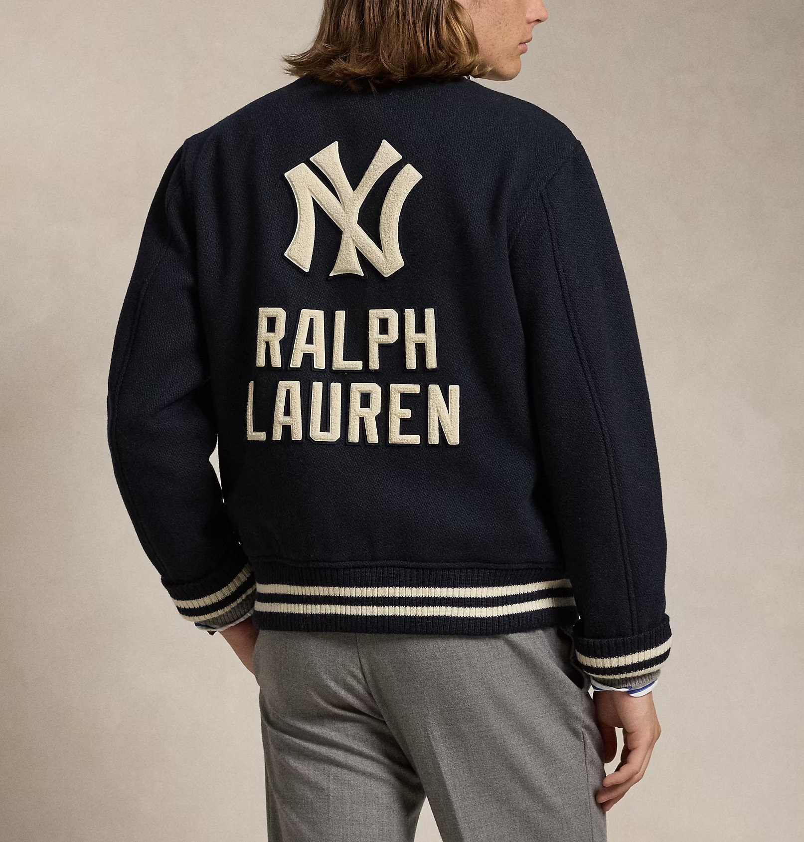 Polo Ralph Lauren Yankees Navy Varsity Jacket