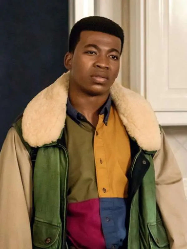 Kanan Stark Power Book III Raising Kanan S03 Shearling Jacket