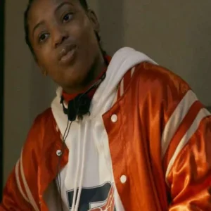Laverne Power Book III Raising Kanan Orange Bomber Jacket
