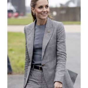 RAF Coningsby Kate Middleton Grey Blazer