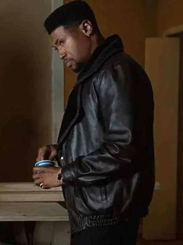 Power Book III London Brown Shearling Leather Jacket