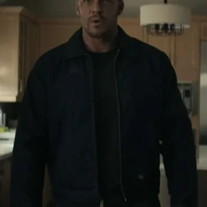 Reacher S02 Jack Reacher Black Jacket