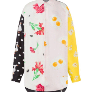 Real Housewives of Salt Lake City Bronwyn Newport Mix-Print Shirt