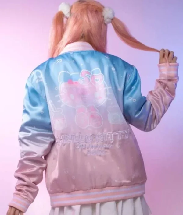 Hello Kitty 50th Anniversary JapanLA Souvenir Jacket - Image 2