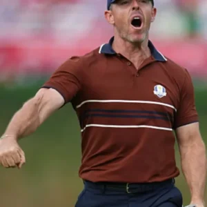 Team Europe Ryder Cup 2025 Brown Polo T-Shirt