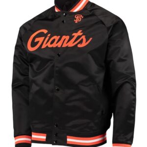 San Francisco Giants Full-Snap Satin Jacket