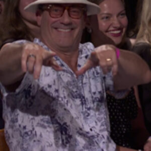 Saturday Night Live Jon Hamm Blue Graphics Shorts Set