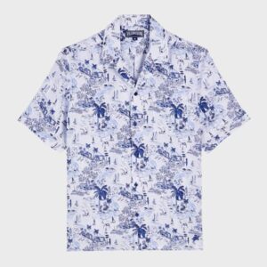 Saturday Night Live Jon Hamm Blue Graphics Shorts Set