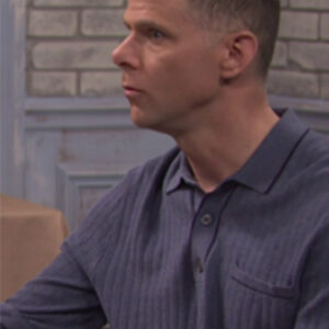 Saturday Night Live S51 Mikey Day Blue Polo Top