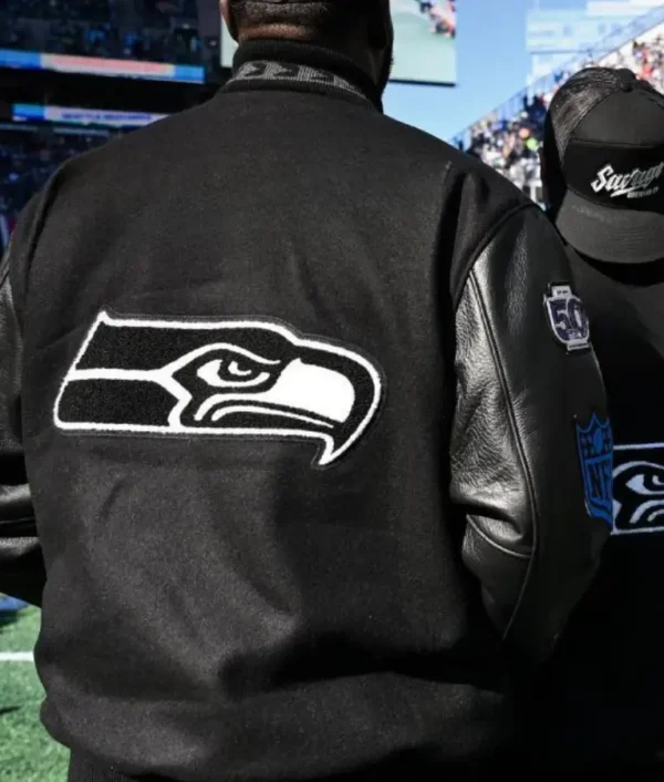 Seattle Seahawks Top 50 Players Jacket - Image 3