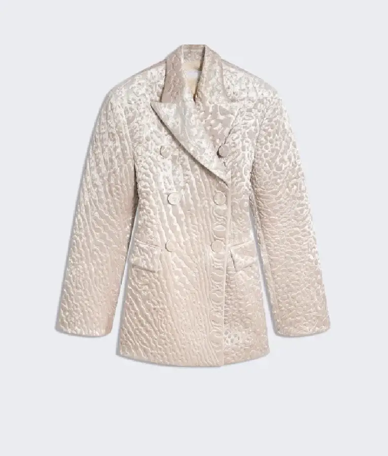 Selena Gomez Fan Phone Call 2025 Double Breasted Jacket - Image 2