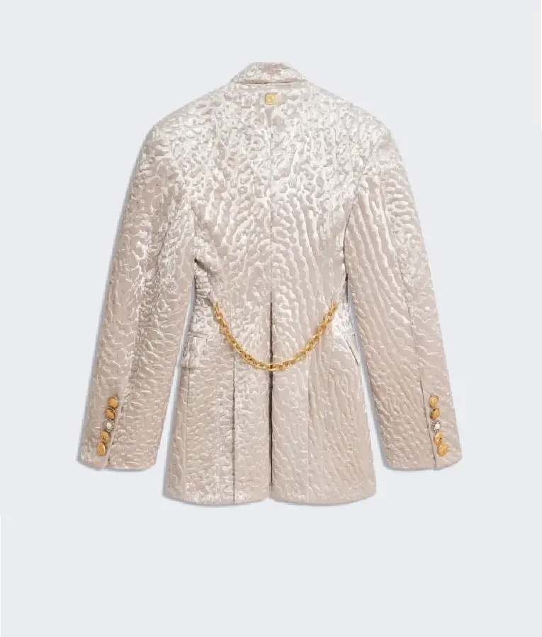 Selena Gomez Fan Phone Call 2025 Double Breasted Jacket - Image 3