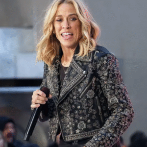 Sheryl Crow NBC Today 2025 Black Floral Jacket