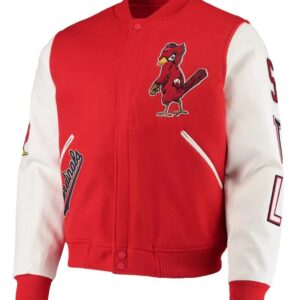 St. Louis Cardinals Letterman Two Tone Jacket