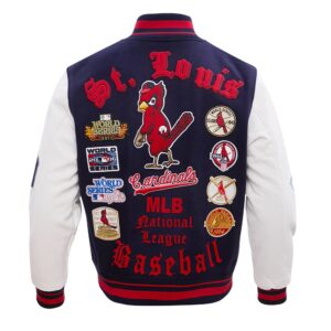 St. Louis Cardinals Old English Varsity Jacket