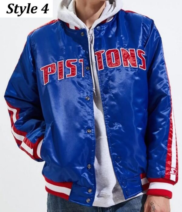 Starter 90’s NBA Detroit Pistons Blue Jacket.