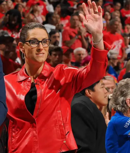 Stephanie White WNBA Playoffs Semi-Final 2025 Leather Jacket