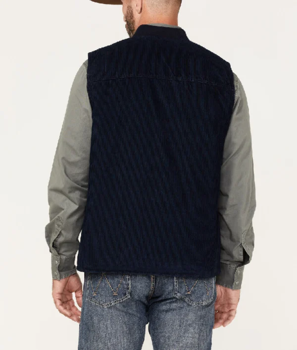 Heartland S19 Nathan Pryce Dark Wash Denim Vest - Image 3