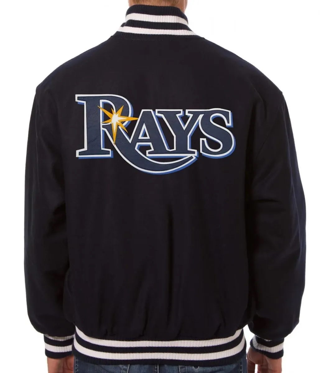 Tampa Bay Rays Black Wool Jacket