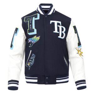 Tampa Bay Rays Mashup Varsity Jacket