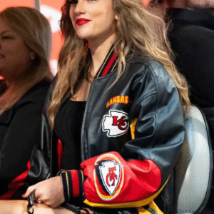 Taylor Swift Chiefs Leather Bomber Jacket