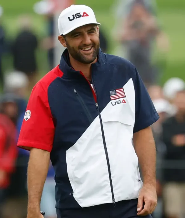Team USA Ryder Cup 2025 Scottie Scheffler Rain Jacket - Image 2