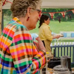 The Great British Bake Off Prue Leith Multicolor Blazer