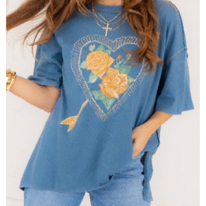 The Lowdown Heart Rose T-Shirt