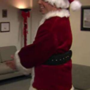 The Office Series Ed Helms Santa Costume Jacket