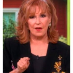 The View Joy Behar Black Floral Embellished Blazer