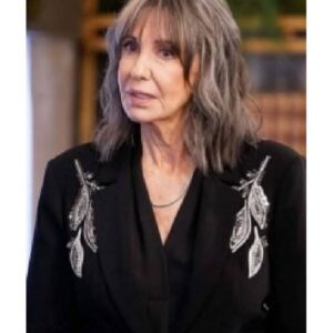 The Young and the Restless Jess Walter Black Embellished Blazer