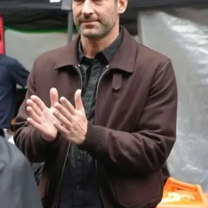 CIA Tom Ellis Brown Bomber Jacket