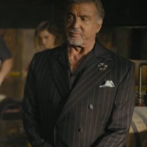Tulsa King Sylvester Stallone Black Suit