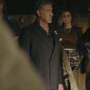 Tulsa King Sylvester Stallone Black Suit