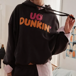 UO x Dunkin Graphic Bubble Hoodie