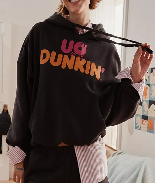 UO x Dunkin Graphic Bubble Hoodie